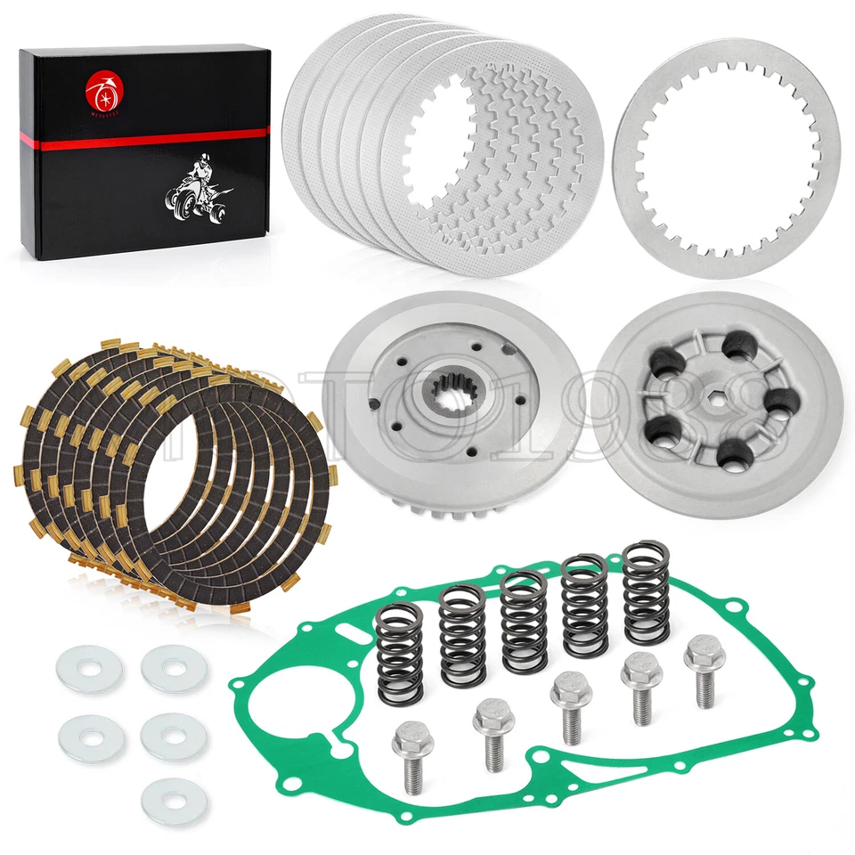 Kit de placa de embrague resortes y juntas de alta resistencia para Yamaha V Star 650 XVS650 98-11 Foto 3 de 4