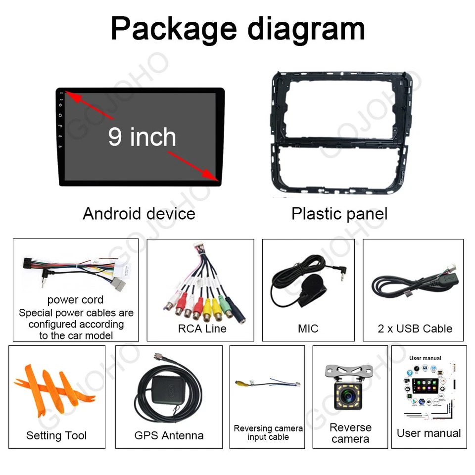 Radio estéreo para coche Volkswagen Passat 2012-2015 Apple CarPlay Android 13 GPS BT Foto 4 de 4