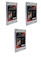 (Pack of 3) Ultra Pro 4-Screw Screwdown Trading Card Holder Regular Non-Recessed