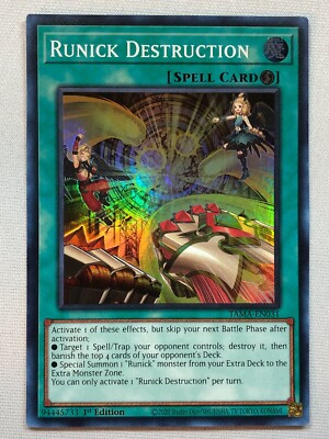 Yugioh Tactical Masters Runick Destruction NM/M | eBay Yugioh Tactical Masters Runick Destruction NM/M | eBay