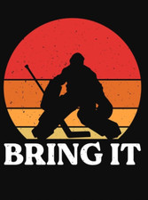 Ice Hockey Player Sticker (4 Inch) Funny League Team Tough Win Champion Compete