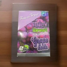 Juicy Jay’s Wraps Grape Soda Full Box 25/2ct Packs Sealed Fresh