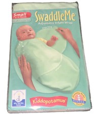 SwaddleMe Green Adjustable Infant Wrap size Small 7-14 lbs