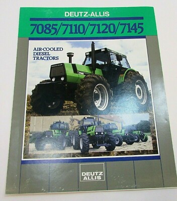 New Vintage 1980's Deutz Allis 7085 7110 7120 7145 Tractor Tri