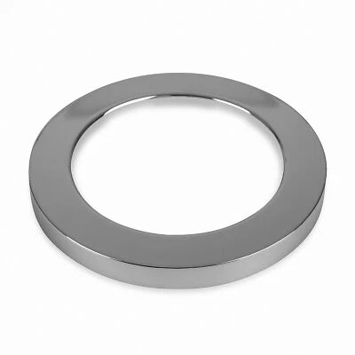 Runde Metallabdeckung Polierter Chrom für LED Panel Aura rund 12W - Bild 1 von 2