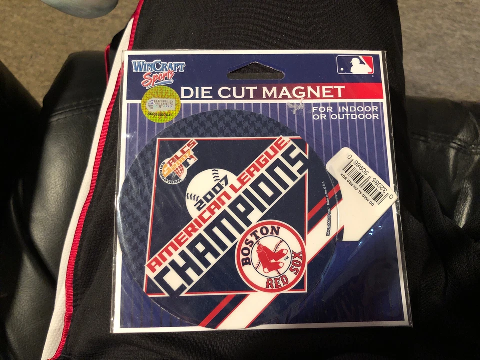 Imán de béisbol campeón ALCS 2007 de los Medias Rojas de Boston de la Liga Americana Foto 2 de 4