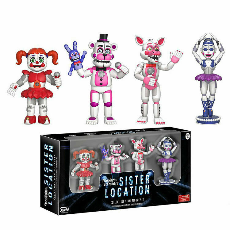 Characters Five Nights Freddys - 6 Pcs/set Anime Figure Action Pvc Model  Toys - Aliexpress