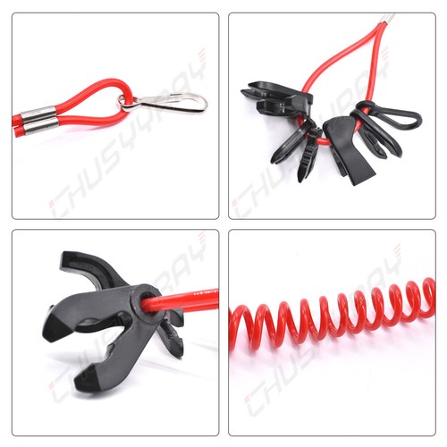 Boat Engine Stop Safety Kill Switch Tether Cord Lanyard fit for Honda Yamaha - Bild 4 von 9
