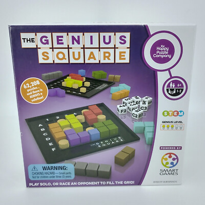 The Genius Square Game Puzzle Box Smart Games- The Happy Puzzle Co