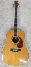 B C Rich Model B-38 Natural Acoustic Guitar From The Mid 1970's W/ Gig Bag B.c 