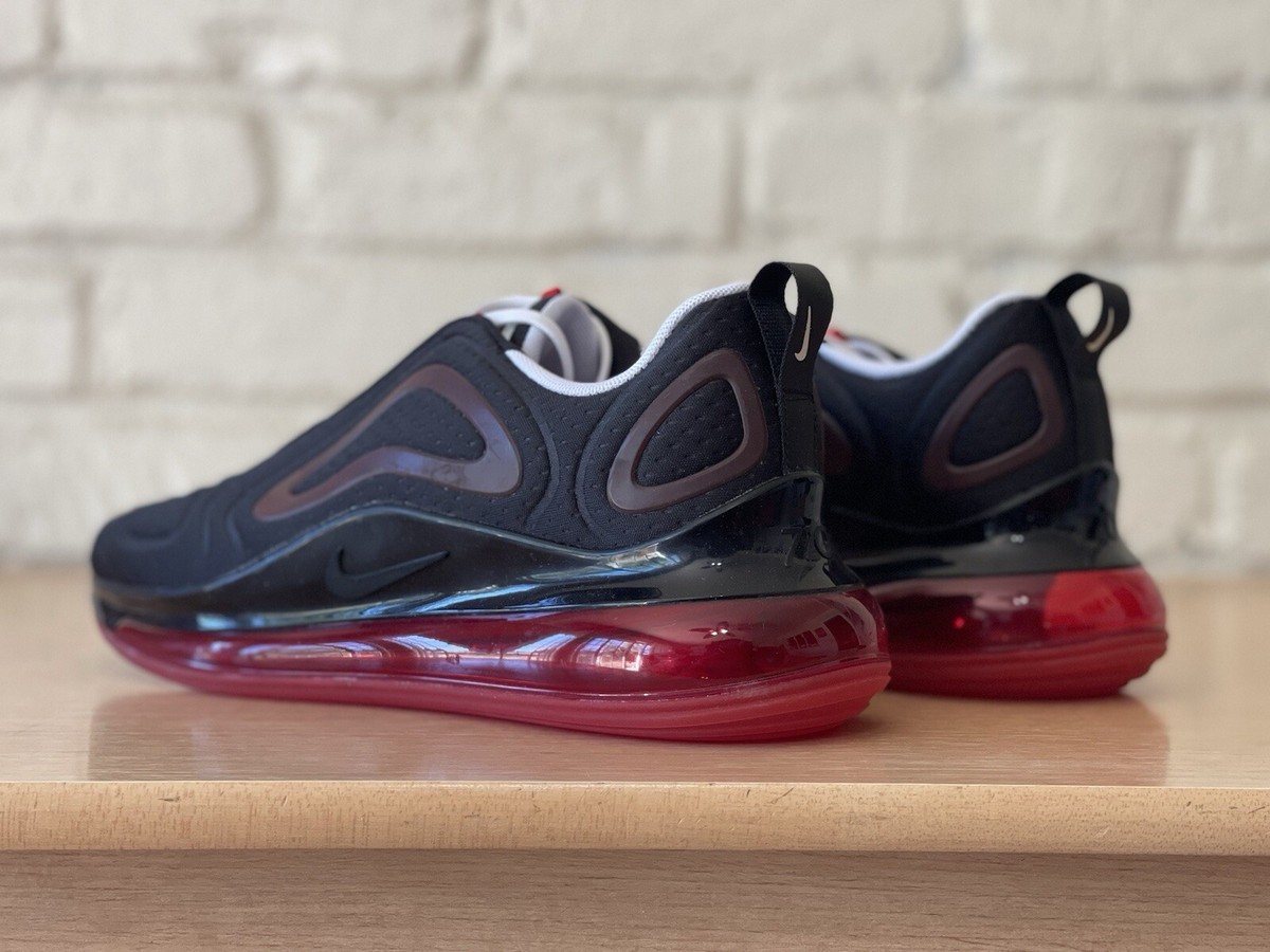 Nike Air Max 720 Sample Black Red White Bred Running Shoes CN9833-001 Men Size 9 Air Max 720  main image 3