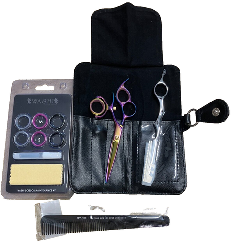 Washi Gold Rainbow 720 Double Swivel 5,75" Beauty Schere Schere - generalüberholt - Bild 1 von 4