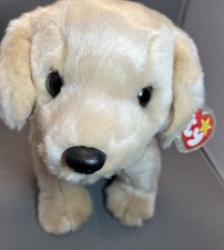 Ty Beanie Buddy Fetch the Yellow Labrador Retriever Puppy Plush 1999 W/ Tag NEW