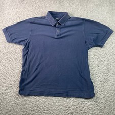 Tommy Bahama Polo Shirt Men's Large Blue Short Sleeve