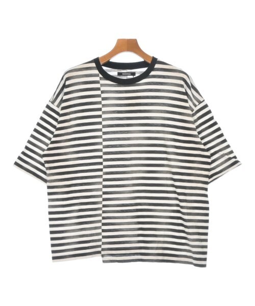 MINEDENIM T-shirts/Cut & Sewns BlackxWhite(Border) L