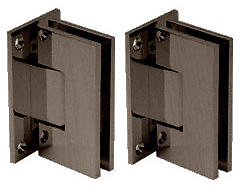 CRL V1ES30RB Oil Rubbed Bronze Vienna Shower Pull and Hinge Set - Picture 8 of 8