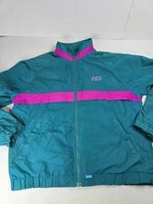 Vintage 90s High Seas Foul Weather Gear Boating Coat Color block Fishing Size L