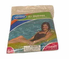 NOS Olympia Vinyl Air Mattress Pool Float 27X72 Orange New In Package