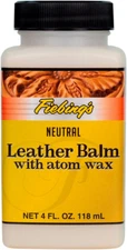 Fiebing's Leather Balm with Atom Wax - NEUTRAL 4 oz. 