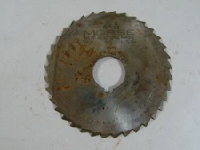 MORSE 4" X 5/32" X 1" SLITTING SAW BLADE H.S. USA NEW