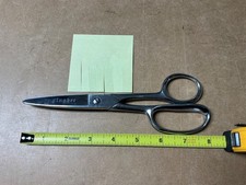 Vintage Gingher 8 Chrome Shears Scissors Brazil
