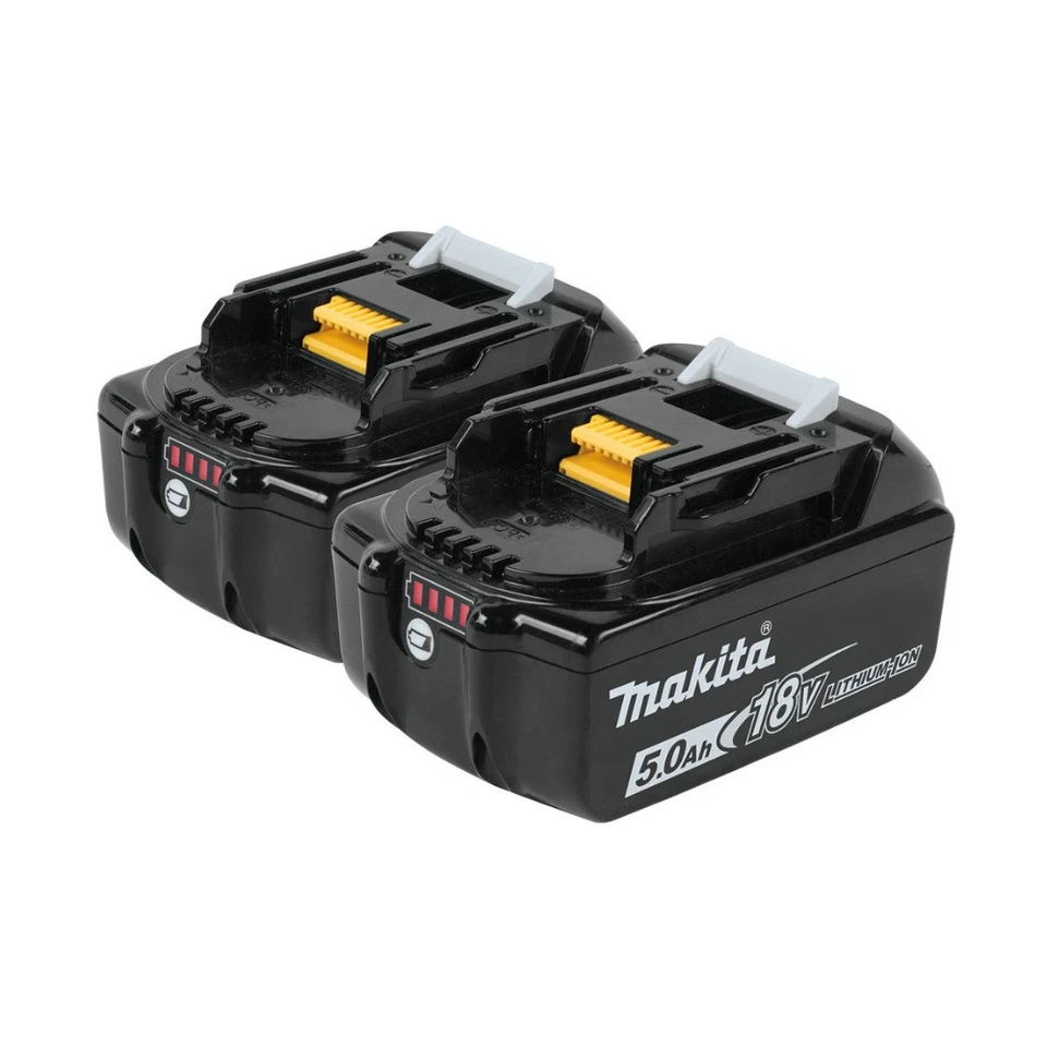 Makita 18V LXT Lithium-Ion 5.0Ah Battery (2- Pack)