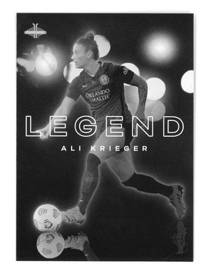 2021 Parkside NWSL Premier Edition Legends Black and White Ali Krieger #L10
