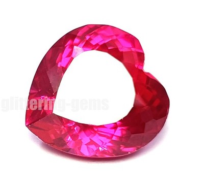 Natural Burma Pink Ruby 20 Ct Brillant Heart Shape IGL Certified Loose Stone D25