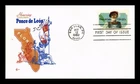 US COVER PONCE DE LEON EXPLORER FIRST DAY ISSUE COVER CRAFT CACHET INSERT