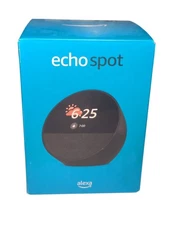 Amazon - Echo Spot (2024 release) Smart alarm clock with vibrant sound and Alexa