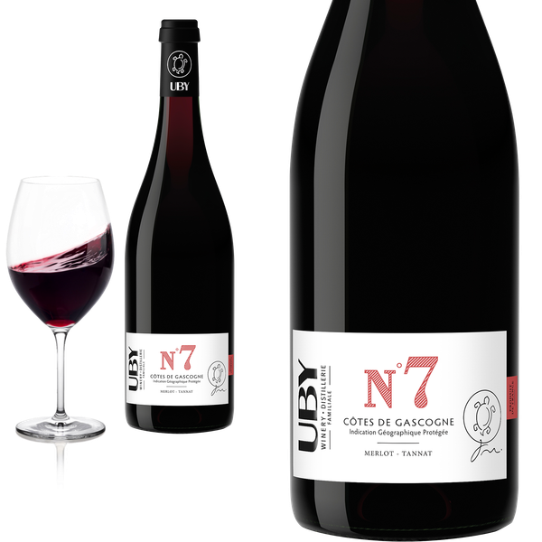 2024 Uby N°7 Merlot Tannat Von Domaine D'uby - Rotwein-image