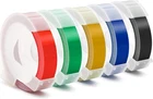 Embossing Label Tape Compatible with Dymo Label Maker,3/8 Inch 3D Plastic lot