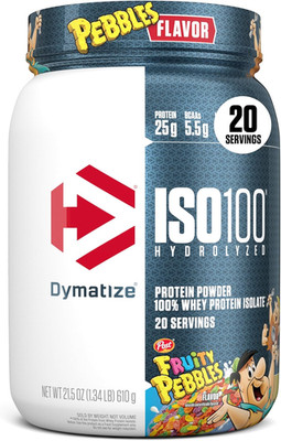 X Fruity Pebbles ISO100 Whey Protein Powder Isolate, 25G of Protein, 20 Servings