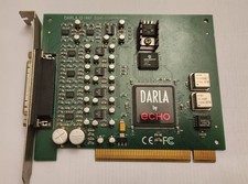 EVENT Echo Darla PCI soundcard 24 bit 96khz Audio quality
