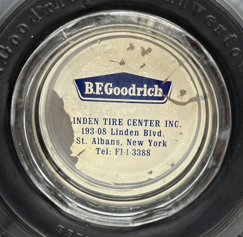 Vintage B.F. Goodrich Silvertown 770 Advertising Tire Ashtray ~6” St. Albans, NY - Picture 3 of 10
