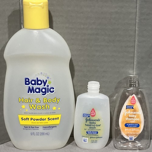 Empty Vintage Baby Magic Hair & And Body Magic Bottle Movie Commercial TV Prop
