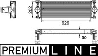 LadeluftkÜHler FÜR Renault Master PRO Kasten (Fh ) - Mahle CI 254 000P