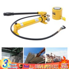 30 Ton Hydraulic Jack Air Pump Lift Portable Power Ram Repair Tool+Hand Pump