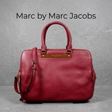 Borsa a tracolla MARC BY MARC JACOBS 2 vie in vera pelle bordeaux 34x25x12...