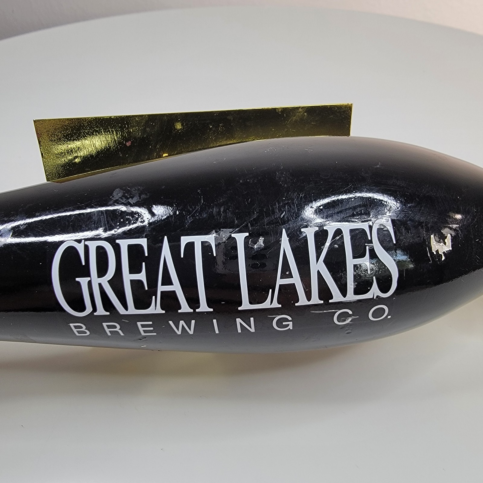 Great Lakes Brewing Co Dortmunder Gold 25th Anniversary Beer Tap Handle