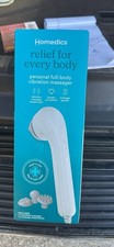 Homedics Personal Full Body Vibration Massager Electric 3 Speeds 3 Attachments