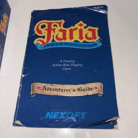 Faria: A World of Mystery and Danger (Nintendo NES) Complete in Box CIB READ