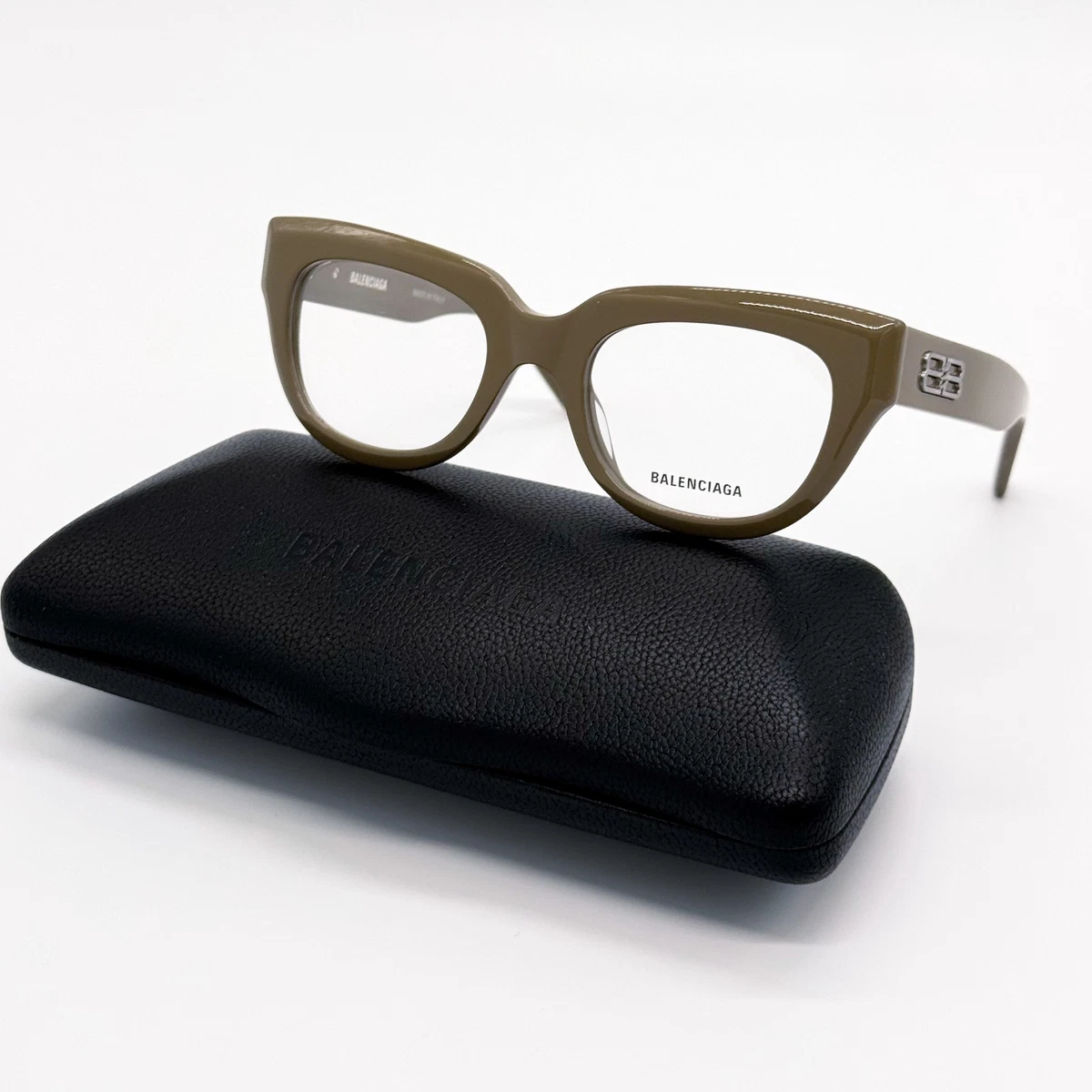 NEW BALENCIAGA BB0239O 004 BROWN CAT EYE WOMEN EYEGLASSES | eBay display picture 2