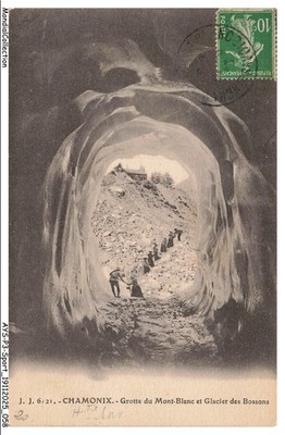 AYSP3-0174-SPORT - CHAMONIX - Grotte du Mont-Blanc et glacier des bossons