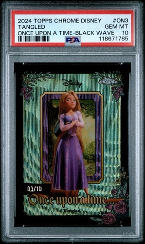 Tangled [Red] #ON-3 2024 Topps Chrome Disney Once Upon A Time card