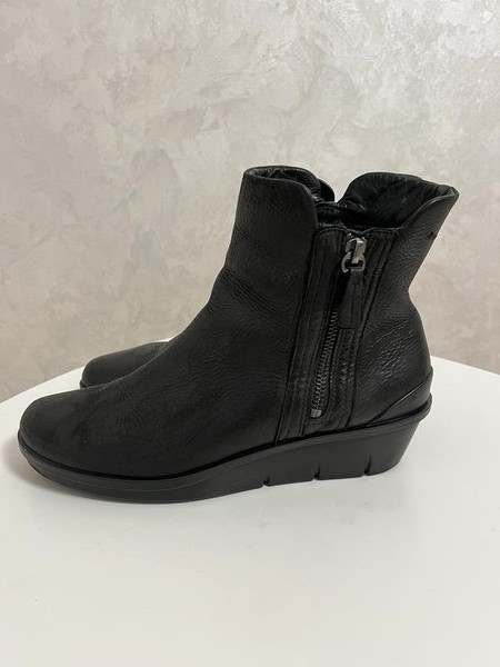 Women Ecco Boots Grey Nubuck 39.5