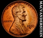 1953-D Lincoln Wheat Cent- Choice Gem Brilliant Uncirculated Luster #i8935
