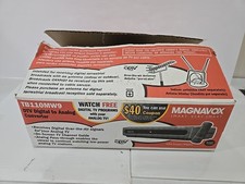 TV Converter Box Magnavox Digital to Analog with Remote Used TB100MG9 DTV