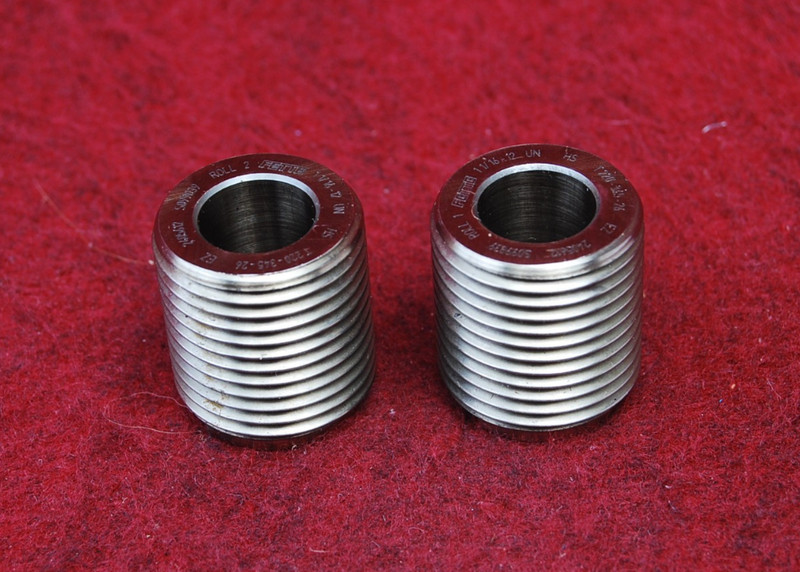 FETTE THREAD ROLLS 1-1/16 12 UN T220-345-26 EZ ROLL 1&2
