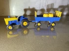 Vintage 60's Matchbox Series No 39 Ford Tractor/Hay Trailer Lesney England-Minty